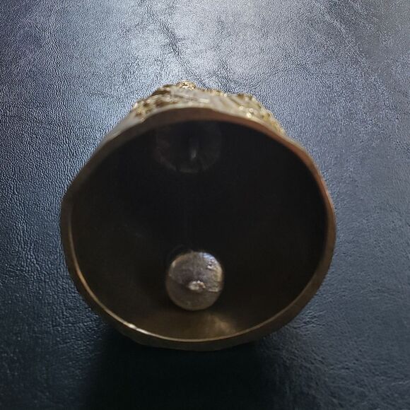 Antique Rare Brass Crinoline Lady Bell - Picture 8 of 9